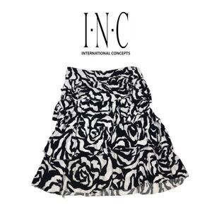 International Concepts Black & White Skirt. Sz S
